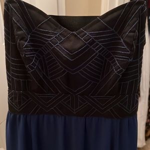 Navy Blue Maxi Dress